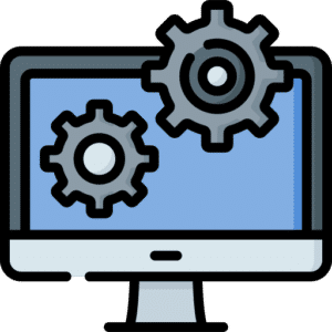 Computer settings icon.